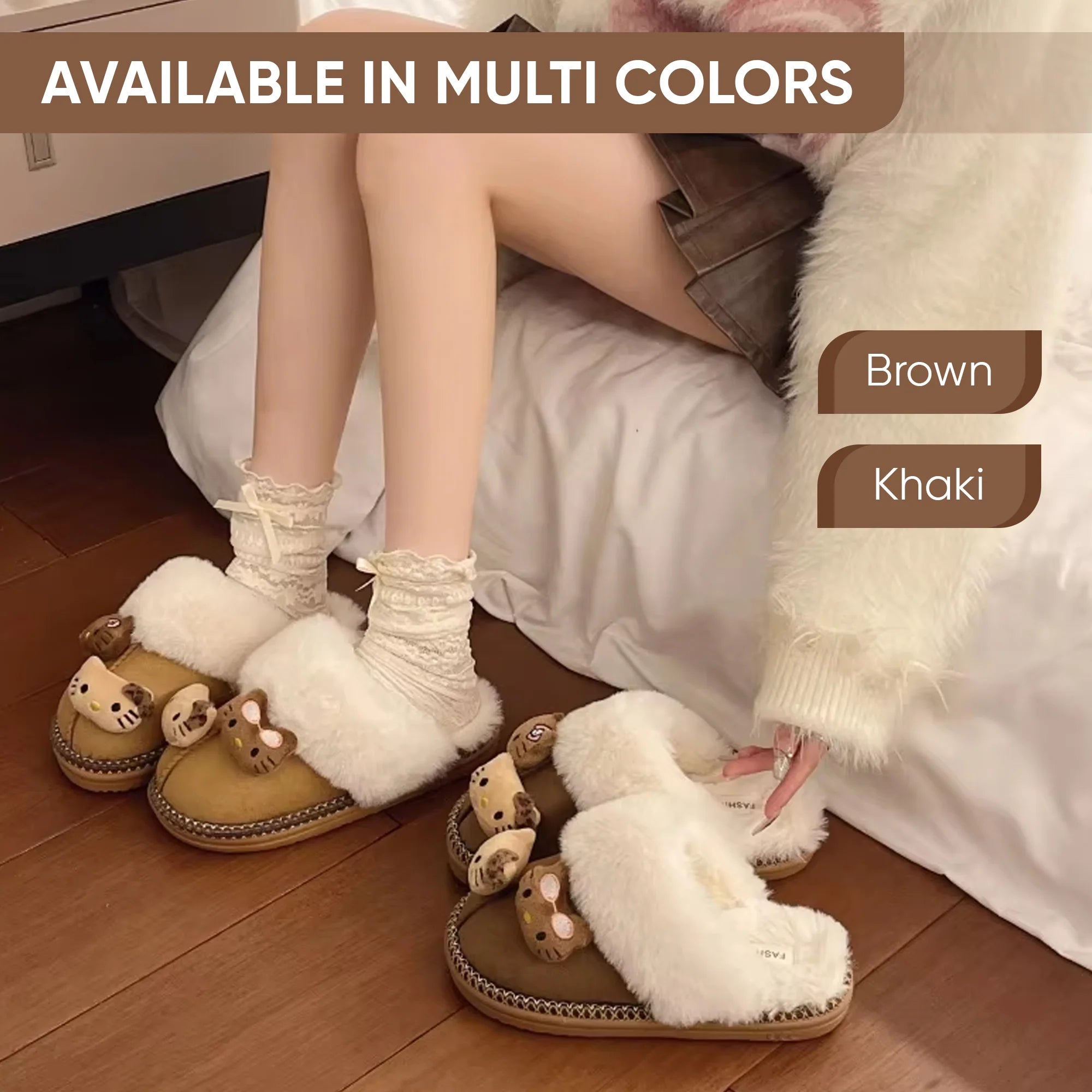 The original hello kitty cozzies slippers